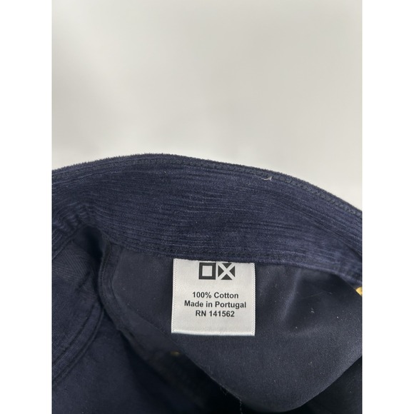 Peter Manning Straight Leg Regular Fit Corduroy Pants Navy Blue Mens Size 36x28 - Picture 4 of 8